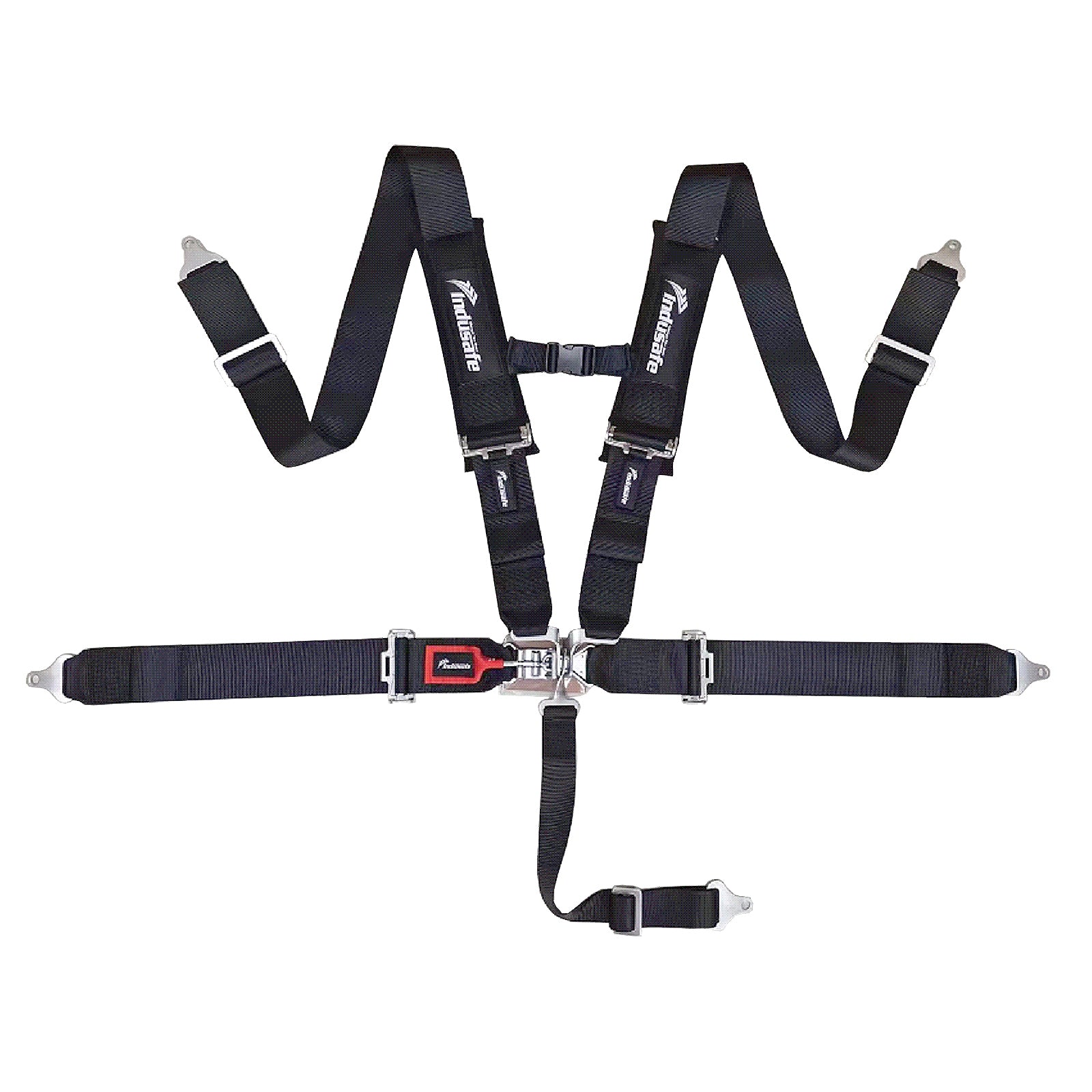 Indusafe 3 Inch Harness 5 Point With Belt Black Indusafe