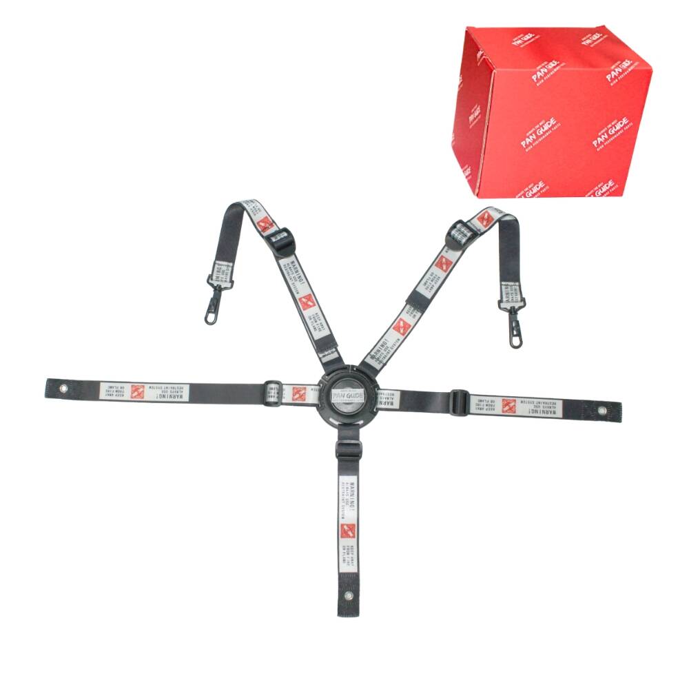 Pan Guide 5 Point Harness High Chair Straps, Adjustable Safety Highchair Straps, Heavy Duty High Chair Seat Belt for Stroller