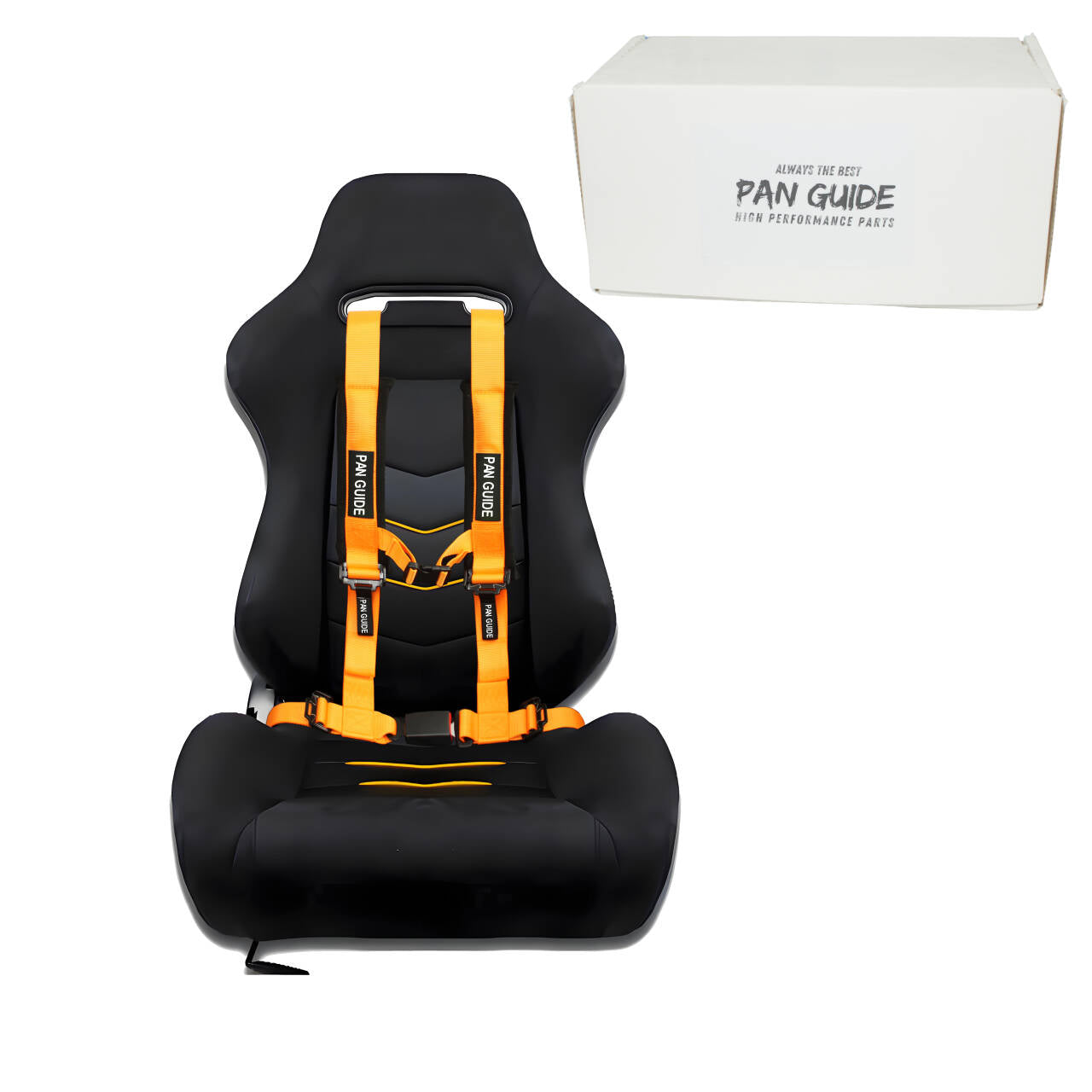 Pan Guide 4 Point Quick Buckle Harness with 2 Inch Padding