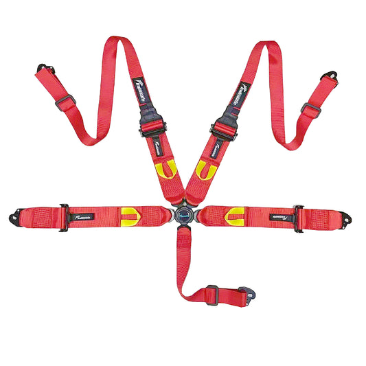 Indusafe Harness 3 Inch Red Shoulder Adjust