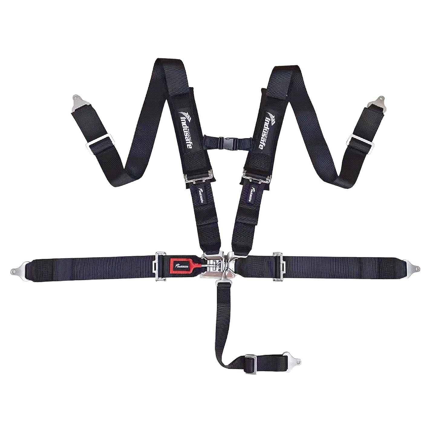 Indusafe 3 Inch Harness 5 Point with Belt Black