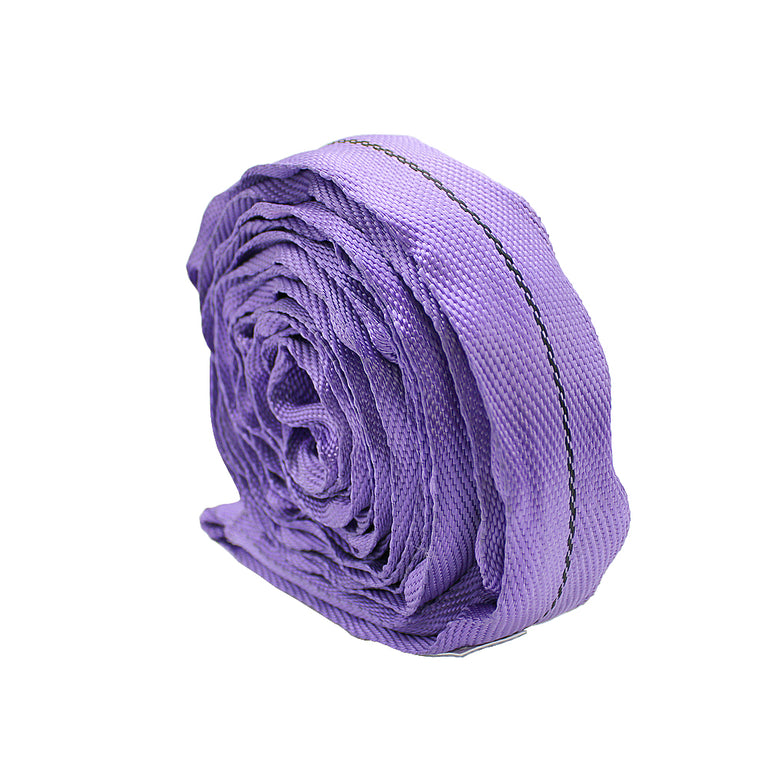 Indusafe Purple 6/9FT Polyester Endless Round Sling Rigging Lifting Straps 2,600 lb. Vertical Capacity, 5,200 lbs Basket