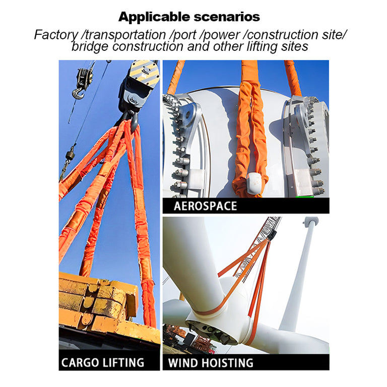 2'' 9ft Polyester Endless Round Sling Hoist Straps for Rigging Towing and Lifting Green  5300lbs Capacity