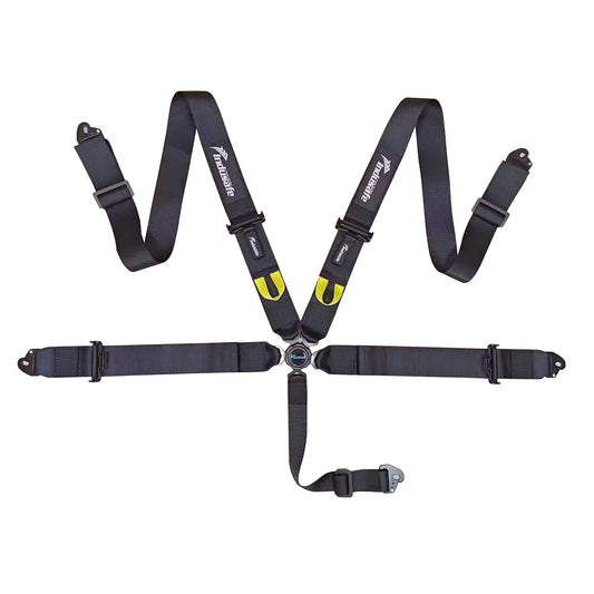 Indusafe 5 Point Harness 3 Inch Black Shoulder Adjust