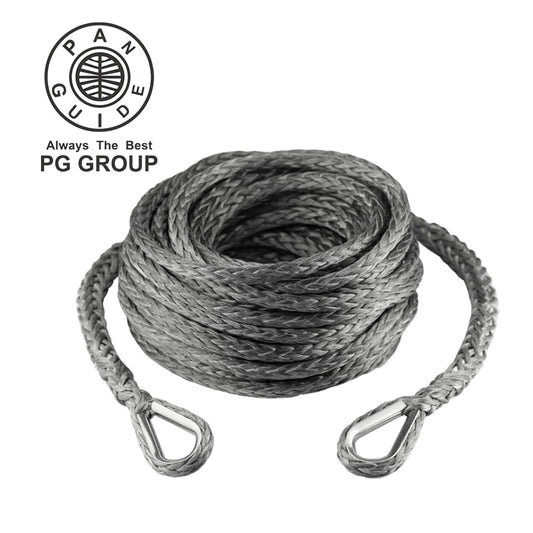 Pan Guide Synthetic Winch Rope Extension 26,500 Lbs for Off Road Vehicle ATV UTV SUV