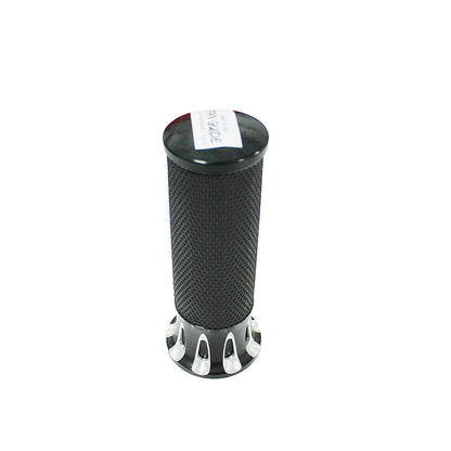 Pan Guide 1"/25mm Handlebar Hand Grips Motorcycle Throttle Grip Universal Compatible with Harley Sportster Iron 883 Dyna Road Electra Glide Softail Touring