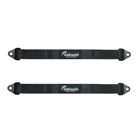 2 Pack 22" Limit Straps, Car Hauler Axle Straps Rated for 10,000 LBS Quad Wrap Nylon Limit Strap for ATV UTV Trucks, Black