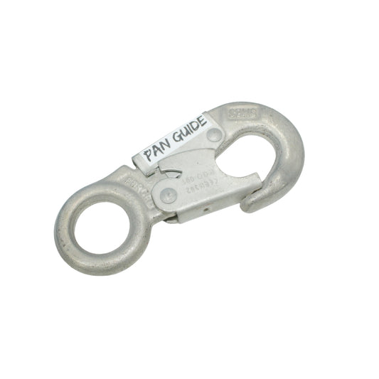 Pan Guide Forged Steel Snap Hook 25KN Professional Fall Protection Snap Hook Heavy Duty Carbon Steel Double-Action Snap Hook for Safety, Climbing, Rappelling - OSHA ANSI Compliant