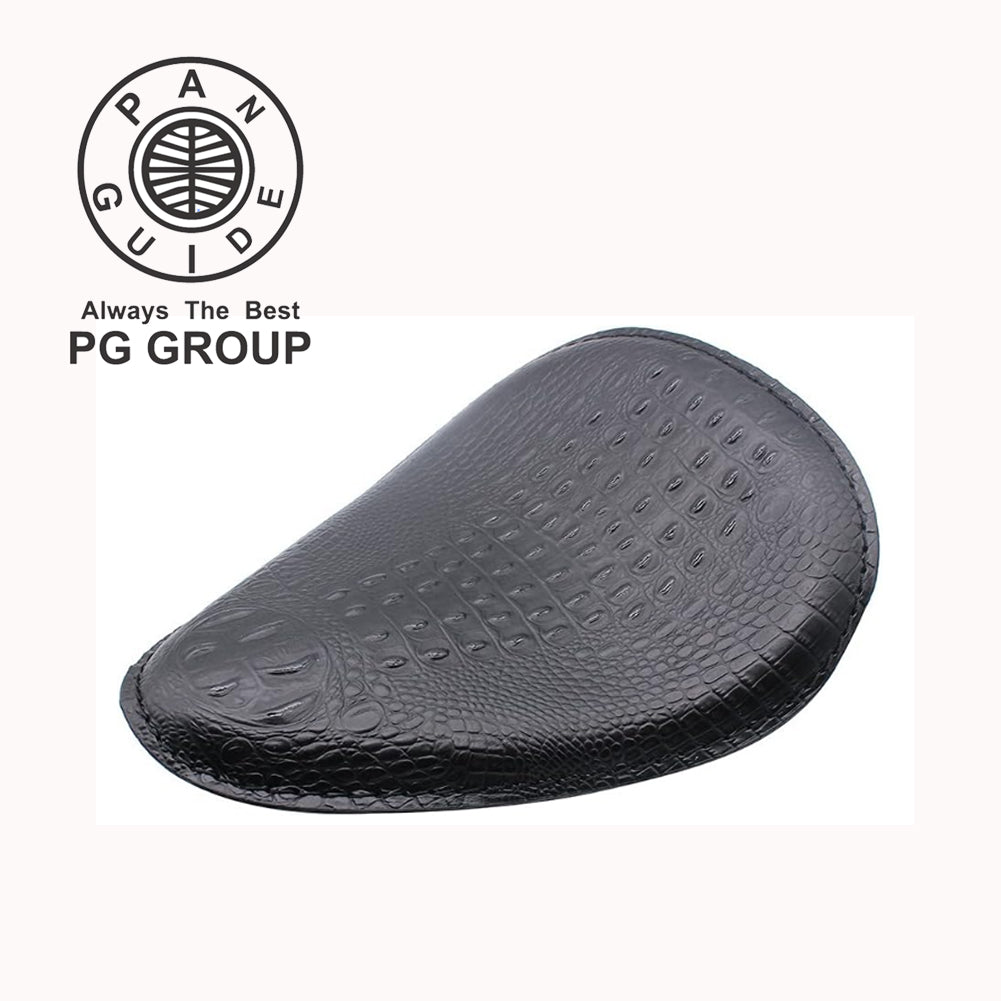 Pan Guide Motorcycle Crocodile Style Solo Seat